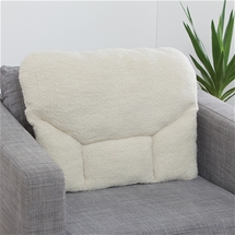 Fleece Back Support Pillow